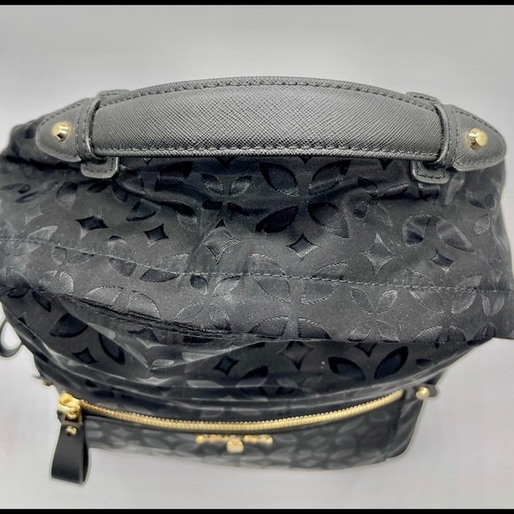 Michael Kors Floral Kelsey Nylon Large Backpack Black main image 6